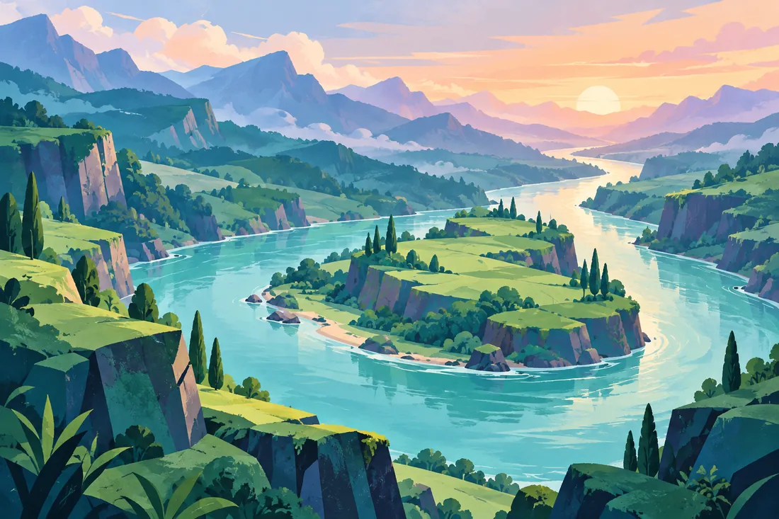 Monthly Learning Membership — illustrated learning landscape